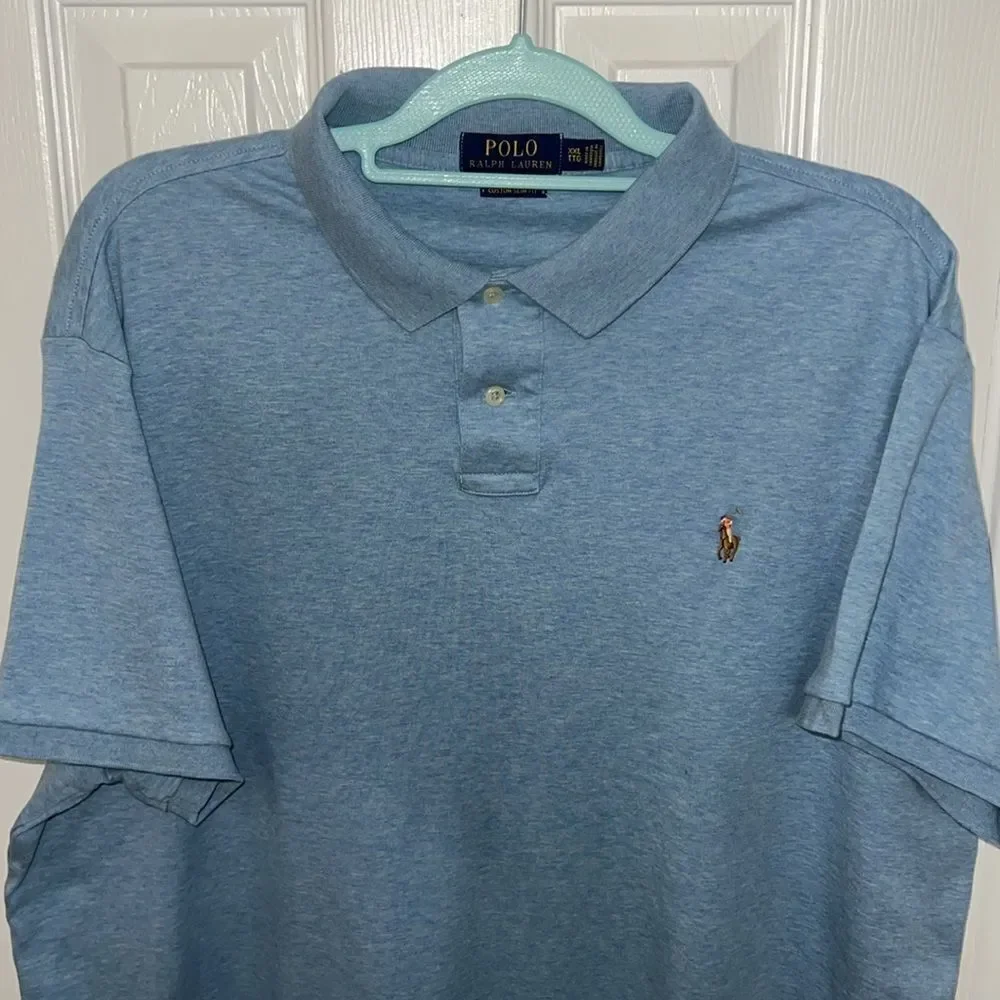 Polo Ralph Lauren shirt blue brown